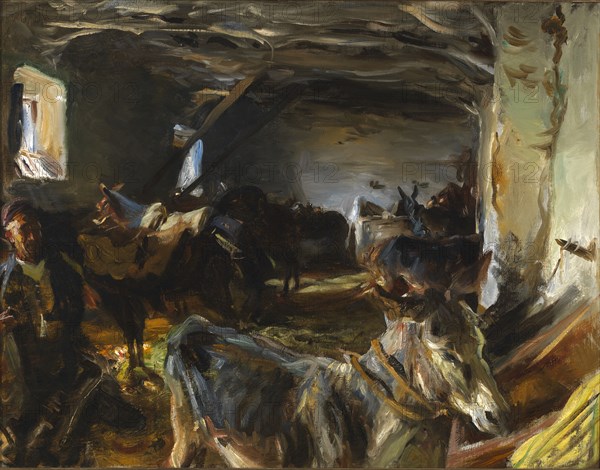 Stable at Cuenca, 1903.