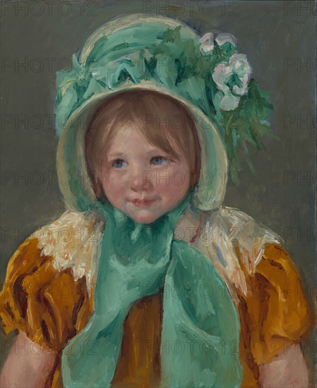 Sara in a Green Bonnet, ca. 1901.
