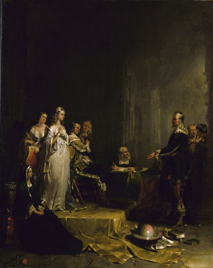 Columbus before the Queen, 1841.