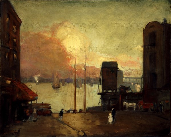 Cumulus Clouds, East River, 1901-1902.