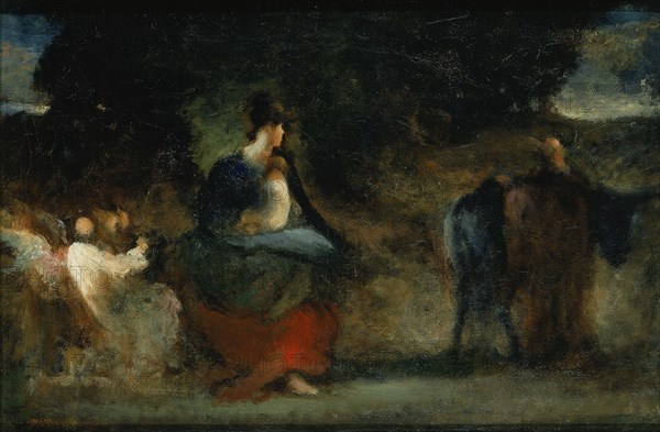 Flight into Egypt, mid-late 19th century.