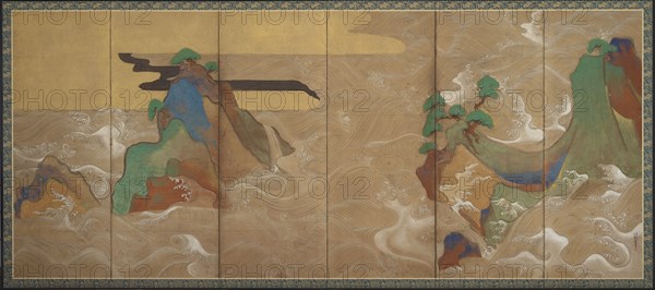 Waves at Matsushima, 17th century.