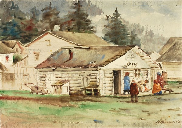 The Three Crows Market, Sitka, 1889.