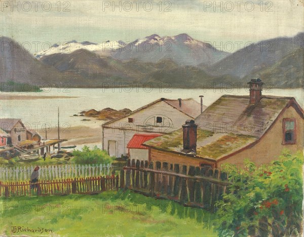 In the Old Quarter, Sitka, 1900.