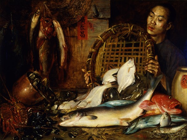 The Chinese Fishmonger, 1881.