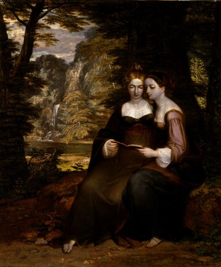 Hermia and Helena, before 1818.