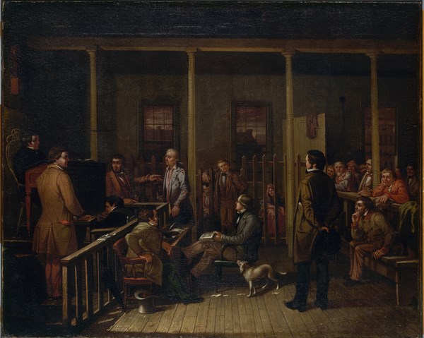 Missouri Courtroom, 1852.
