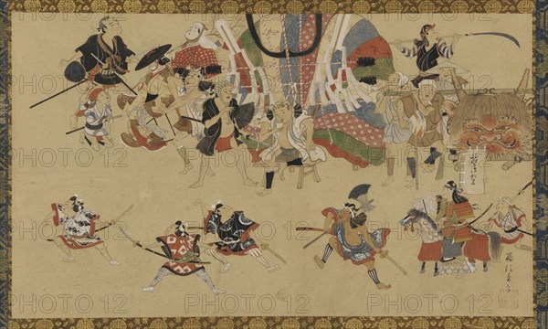 Street scene during a festival, ca. 1750-70.