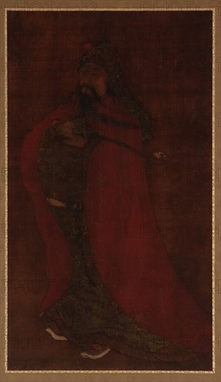 Portrait of a Han emperor, 1279-1368.