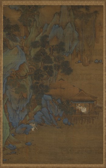 Enjoying the Breeze in a Waterside Pavilion, 16th-17th century.