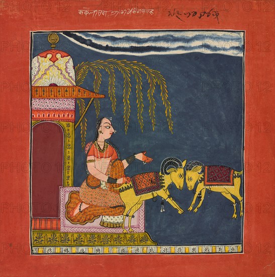 Kaccheli Ragini, from a Ragamala, ca. 1710.