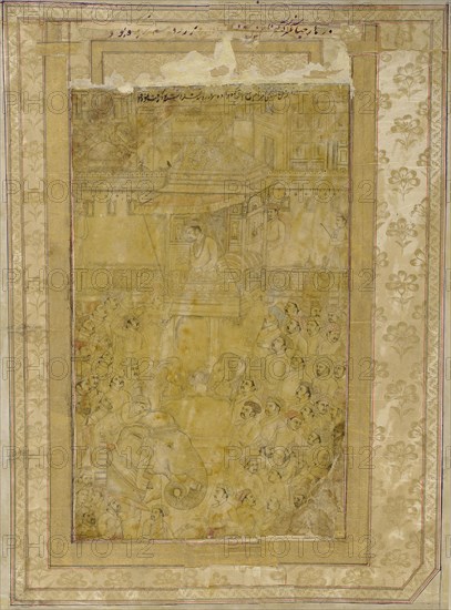 A Darbar of Jahangir, early 17th century.