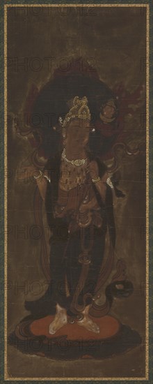 One of the twelve deva: Emma-ten (Yama or Suyama-deva?), late 15th-early 16th century.