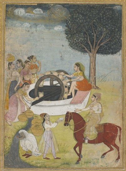 A Group of Women at a Well, late 17th century.