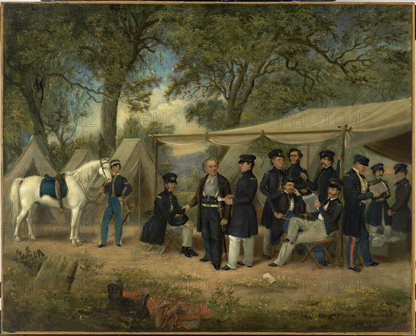 Zachary Taylor at Walnut Springs, 1847.