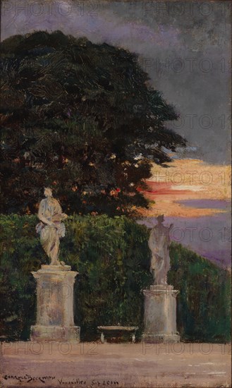 Corner of the Terrace, Versailles, 1911.