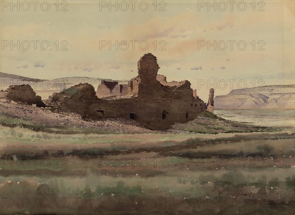 Pueblo Bonito Ruin, Chaco Canyon, New Mexico, 1888.