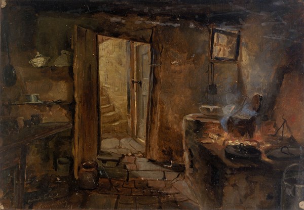 Interior of a Kitchen, n.d.