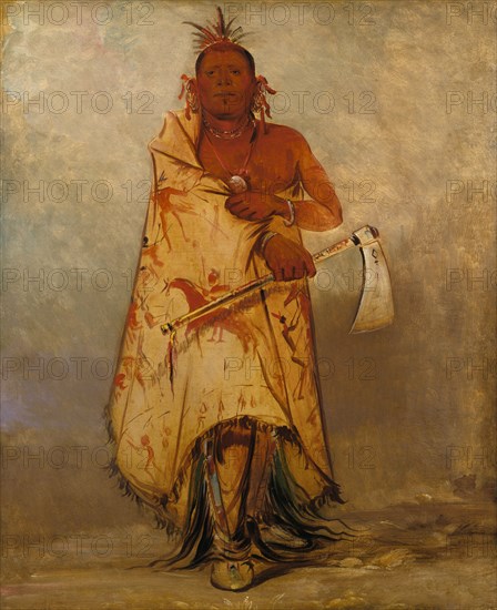 Le-sháw-loo-láh-le-hoo, Big Elk, Chief of the Skidi (Wolf) Pawnee, 1832.