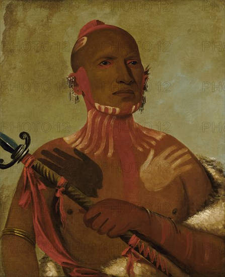 Wée-sheet, Sturgeon's Head, a Fox Warrior, 1832.