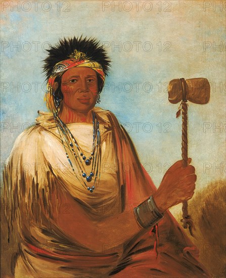 Men-són-se-ah, Left Hand, a Warrior, 1830.