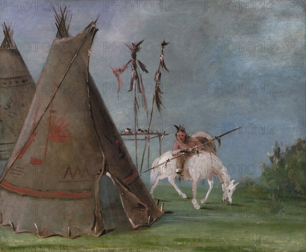Comanche Lodge of Buffalo Skins, 1834-1835.