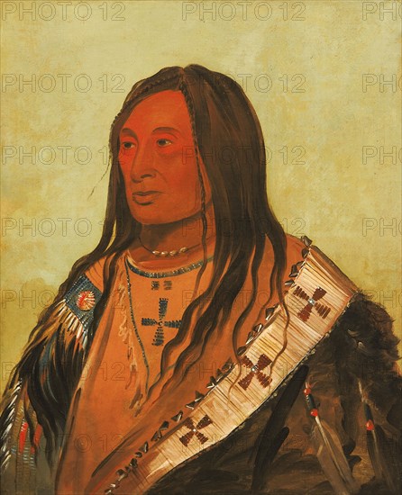 Táh-zee-keh-dá-cha, Torn Belly, a Distinguished Brave, 1832.