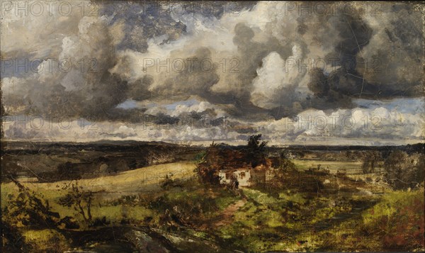 Small Landscape, 19th century. Formerly attributed to John Constable (1776-1837).