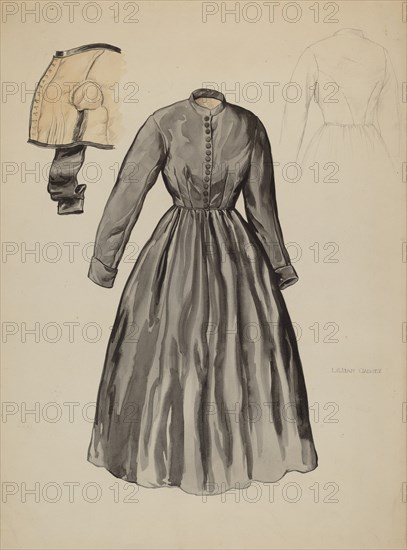 Quaker Dress, c. 1937.
