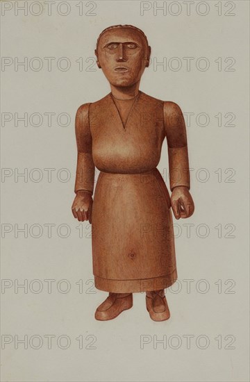 Wooden Doll, c. 1939.