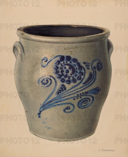 Two Gallon Crock, c. 1938.