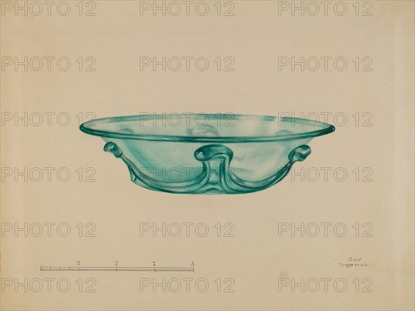 Dish, c. 1938.