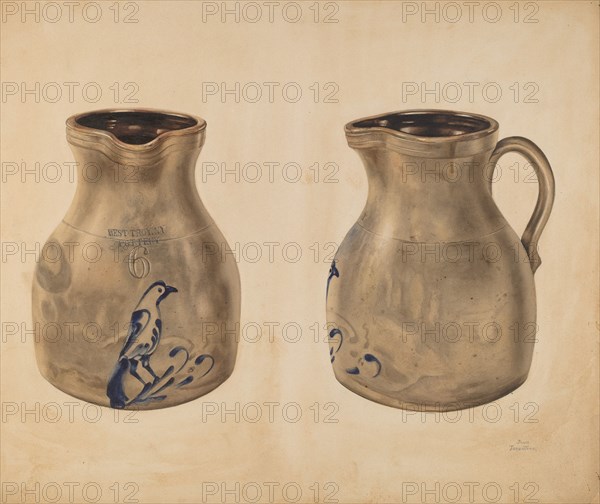 Pitcher, c. 1937.