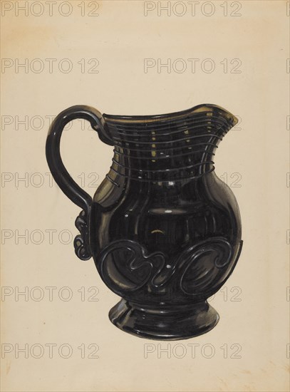 Pitcher, c. 1936.