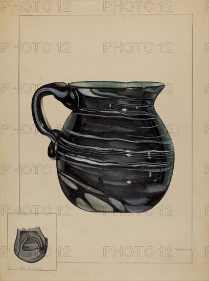 Pitcher, c. 1936.