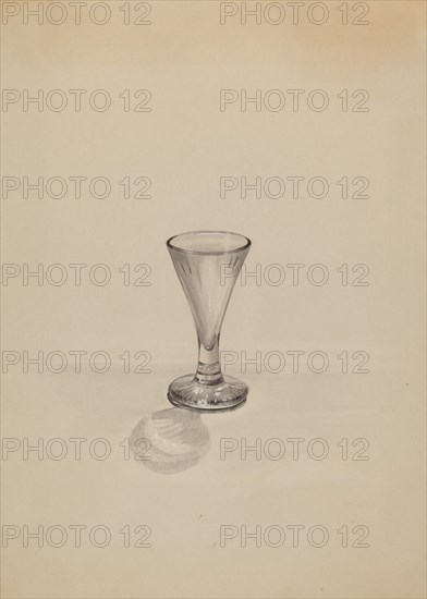 Cordial Glass, c. 1936.