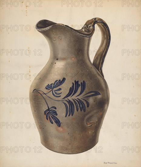 Pitcher, c. 1938.
