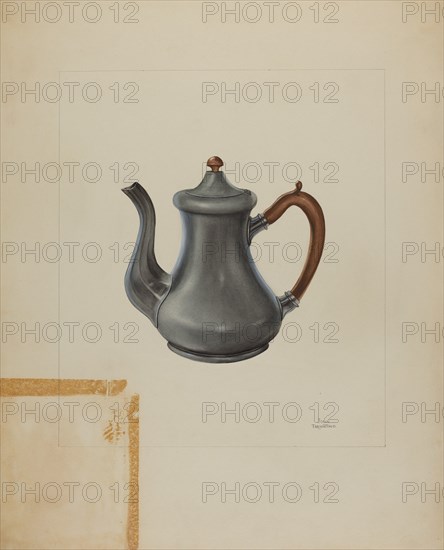 Pewter Teapot, 1935/1942.