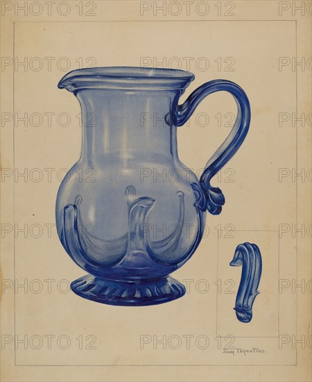 Pitcher, c. 1936.