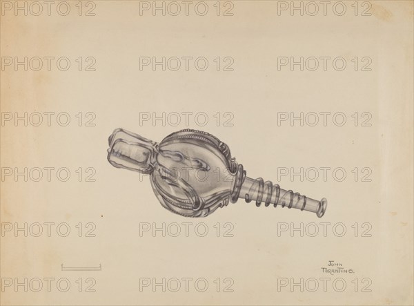 Miniature Bellows Bottle, c. 1936.