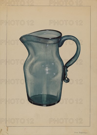 Pitcher, c. 1936.