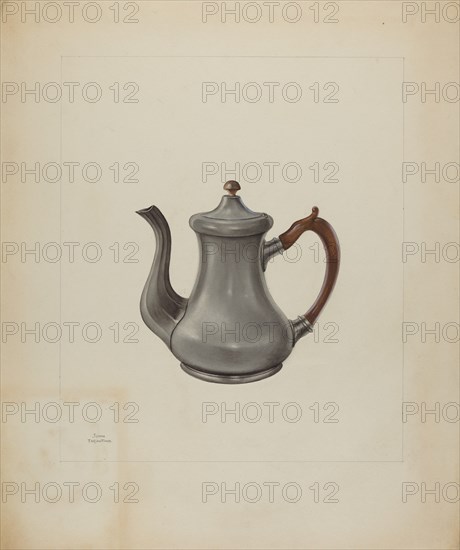 Pewter Teapot, 1935/1942.