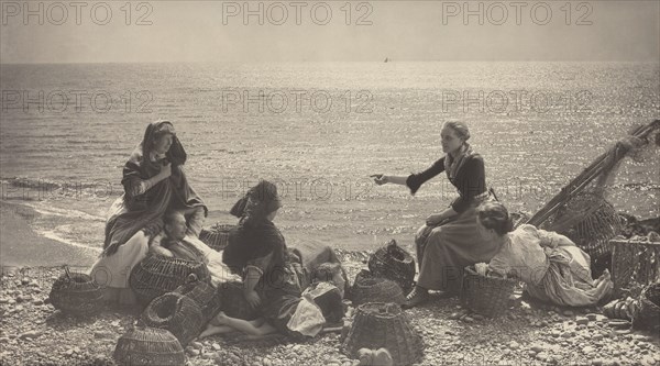 Gossip on the Beach, c. 1885.