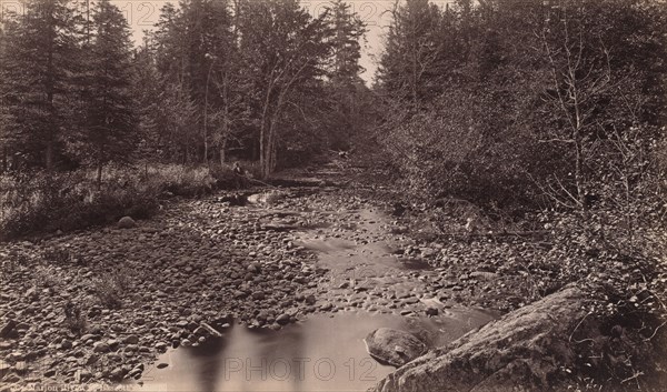 Marion River at Bassett's Camp, c. 1885.