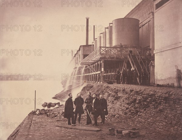 Water Tanks Outside of Annex, Paris Exposition Universelle, 1855.