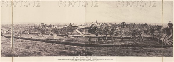 Rangoon: View of the Cantonment, November 1855.