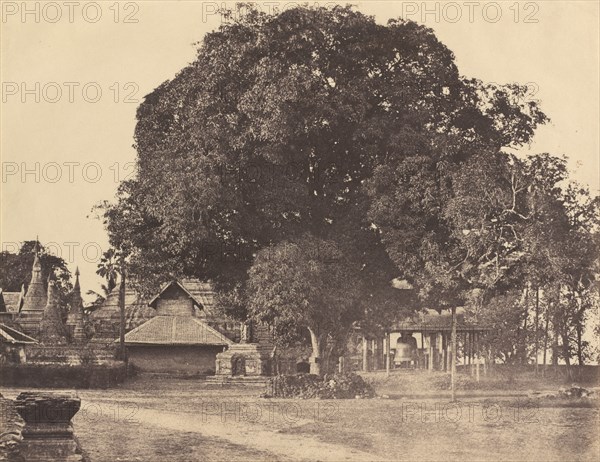 Rangoon: Great Bell of the Shwe Dagon Pagoda, November 1855.