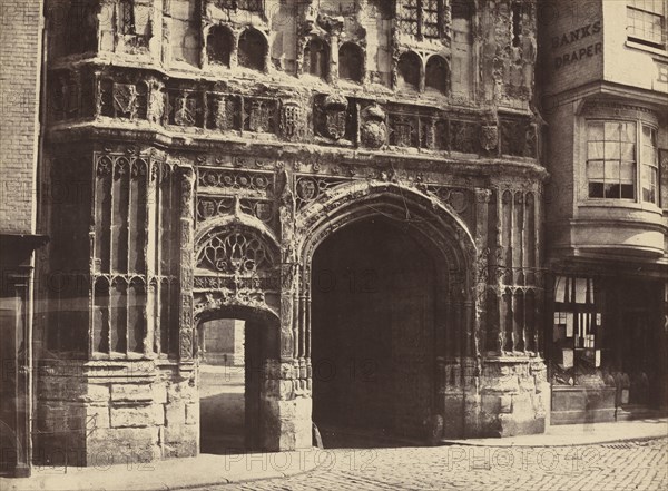 Christchurch Gateway, Canterbury, 1854, printed 1857.