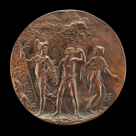 Minerva, Hercules, and Vice [reverse], c. 1571.