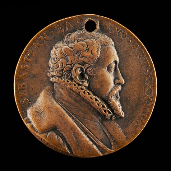 Sebastian Zäh, 1527-1598, Merchant and Financier [obverse], 1572.